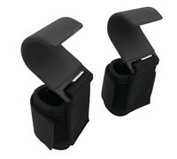 Impugnature a gancio for sollevamento pesi con fasce for polsi, cinghia for barra manuale, guanti da palestra for trazioni e fitness