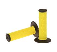 Impugnature doppio composto RFX serie Pro estremità nere (giallo/nero) Coppia