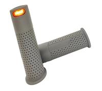 Impugnature ergonomiche for elettrico con indicatori di direzione a LED, design antiscivolo da 135 mm for guida notturna e facile installazione(Grey)