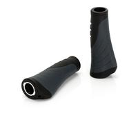 Impugnature ergonomiche per bici 135 mm GR-S04 XLC ( Grigio / Nero )
