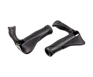 Impugnature ergonomiche per bici con anse MultiFlex Ergotec ( Nero )