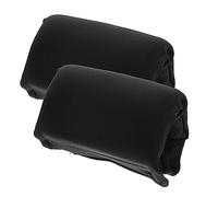 Impugnature Imbottite in Fibra di Poliestere 2 Pezzi, per Sedia a Rotelle | Accessori per Anziani e Disabili, Design Ergonomico, Nero, Comfort Aggiuntivo, Protezione delle Mani