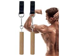 Impugnature in legno per trazioni e palline, impugnatura per allenamento con palline, per arrampicata, arrampicata, allenamento di forza, per allenare la forza della palla, per allenare la schiena, le