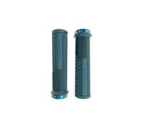 Peaty's Monarch Pro Mountain Bike Impugnature - Knurl per Controllo di Precisione, Dual Compound con Nucleo Ammortizzante, BMX, E-Bike & MTB - Sottile 30-32mm, Blu Tempesta