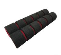 Impugnature per BMX, in spugna, antiscivolo, morbide, ergonomiche, per smorzamento delle vibrazioni, per moto, scooter, carriola, manubrio, rosso, nero, confezione da 4