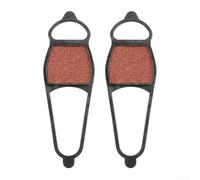 Impugnature per ghiaccio in silicone per scarpe con grana bifacciale, tacchetti antiscivolo per la trazione della neve per passeggiate, escursioni e pendolarismo su strade ghiacciate, copriscarpe in