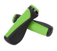Impugnature per Manubrio Bici,Impugnatura per Bicicletta Antiscivolo in Gomma Manopole MTB Ergonomiche Bici Impugnature Manopole per Bici MTB Accessorio (Verde e Nero)