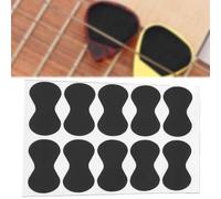 Impugnature per plettri per chitarra, Impugnatura adesiva in silicone per plettri per chitarra Smetti di far cadere i plettri per chitarra(NERO)