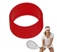Impugnature per racchette da tennis, anello in gomma per racchetta da tennis, manico elastico per racchetta da tennis, copertura assorbente antiscivolo, nastro adesivo per impugnatura per racchetta da