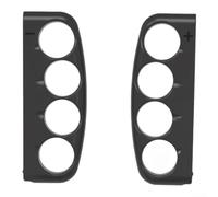 Impugnature Pugilato Switch 2 ABS Ergonomiche | Materiale ABS , design ergonomico, comfort prolungato, nero o arancio, compatibilità totale(Black)