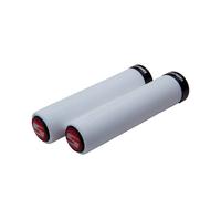 Impugnature Sram Locking Grips Mousse 129Mm White With Single Black Clamp And End Plug Noir TU