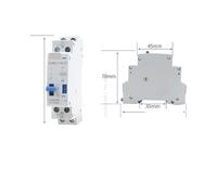Impulse Signal Pulse Relay NJMC1 Signal Relay NJMC1-16 1P 2P 3P 4P AC220V DC24V 16A CZAOINCU(1P AC220V)