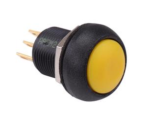 Imr7Z452 Apem Giallo Interruttore A Pulsante Momentaneo 12Mm Spdt Ip67