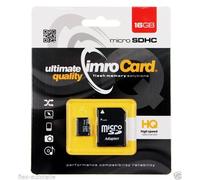 ImroCard Scheda Di Memoria 16GB UHS-I Micro SDHC Con Adattatore Class 10 ADP
