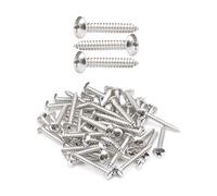 IMSCREWS - 200 pezzi #6 x 1" Truss Head Phillips Wood Screws Stainless Steel 304 Self Tapping Screws |