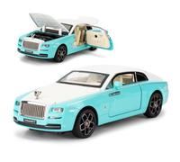 imtfzct 1/32 Rolls Royce Phantom - Modellino di auto in metallo leggero, con funzione di ritiro, adatto per collezionare auto, regali per bambini (blu)