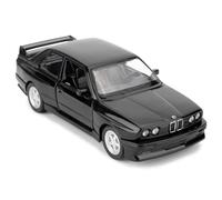 Imtfzct 1/36 BMW M3 1987 in lega di zinco modello auto, giocattoli per bambini, veicolo per il tempo libero, regalo per ragazzi e ragazze (nero)