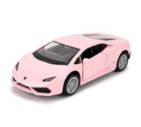 imtfzct 1/36 Lamborghini Huracan LP610-4 modellino auto giocattolo in acciaio legato con funzione di ritiro regalo auto per ragazzi e ragazze (rosa)