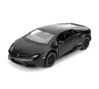 imtfzct 1/36 Lamborghini Huracan LP610-4 modellino auto giocattolo in lega di acciaio con funzione pullback, regalo auto per ragazzi e ragazze (nero)