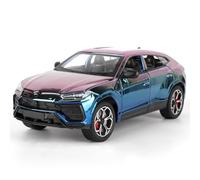 imtfzct Lamborghini Urus modello auto SUV in scala 1:24 in pressofusione con funzione pull-back ed effetti luminosi e sonori, una scelta ideale per collezionisti e come regalo viola