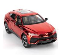 imtfzct Lamborghini Urus modello auto SUV in scala 1:24 in pressofusione con funzione pull-back ed effetti luminosi e sonori, una scelta ideale per collezionisti e come regalo rosso