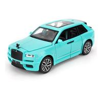 Imtfzct Rolls-Royce Cullinan Modellino di auto con funzione Suono e Luce, Macchina giocattolo con funzione Pull-Back in qualità da collezione, Regalo per Bambini (Blu)