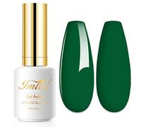 Imtiti Gel Nail Polish, 1 Pcs 0.5 Fl Oz Emerald Green Color Gel Polish Soak Off LED U V Nail Gel Polish Nail Polish DIY Nail Art Starter Manicure Salon Gel Nail Kit for Women Girls
