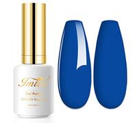 Imtiti Gel Nail Polish, 1 Pcs 0.5 Fl Oz Royal Blue Color Gel Polish Soak Off LED U V Nail Gel Polish Nail Polish DIY Nail Art Starter Manicure Salon Gel Nail Kit for Women Girls