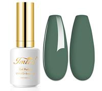 Imtiti Gel Nail Polish, 1 Pcs 0.5 Fl Oz Sage Green Gel Polish Soak Off LED U V Nail Gel Polish Nail Polish DIY Nail Art Starter Manicure Salon Gel Nail Kit for Women Girls