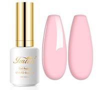 Imtiti Smalto in gel per unghie, 0,5 ml, rosa pastello, colore rosa latte, soak off, smalto gel per unghie, per primavera estate e Pasqua, per nail art fai da te, kit per manicure e saloni di bellezza