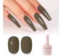 Imtiti Smalto Semipermanente Unghie Verde, Smalti Semipermanenti Per Unghie Verde Erba UV Led Soak Off Smalto Gel Unghie UV Naturale Gel Nail Polish Per Domestico 10ml