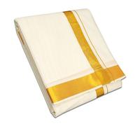 IMTRA FASHION Dhoti in Cotone per Uomo Abito Tradizionale Veshti Mundu Dell'India Meridionale per Uomo