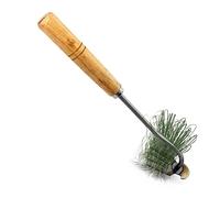 Imtrub Attrezzo per diserbo, 4 Artigli, per sradicare Le Erbacce, Strumento di rimozione delle Erbacce da Giardino, con Manico Lungo, per Cortile, terrazza, Giardino
