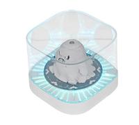 Imtrub Calendario da scrivania 3D, fantasma 3D, con scultura artistica su carta con luce a LED, decorazione da tavolo, accessorio per pianificazione delle festività contrassegnate per eventi e