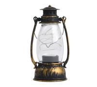 Imtrub Lampada Retrò - Lanterne Decorative a Batterie,Luci con Effetto Fiamma Tremolante Stile Vintage per Notte Giardino Casa Escursionismo Emergenze Patio Tende