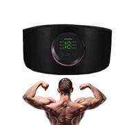 Imtrub Macchina Snellente Addominali,Cintura Addominale Ricaricabile Con Stimolazione - 18 Livelli Intensità 6 Modalità Massaggio per Rimodellamento Corpo Riduzione Cellulite Palestra e Ufficio