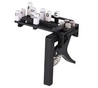 Imtrub Pressa per accordi di chitarra, allenatore assistito da aiuti per chitarra,Strumento per l'allenamento degli accordi per ukulele con strumento assistito per chitarra a clip - per