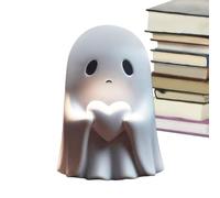 Imtrub Statuette fantasma di Halloween, statua in resina fantasma, decorazione horror di Halloween, statuette per la casa per mobile TV, caminetto, scrivania, libreria, davanzale