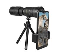 Imtrub Telescopio per smartphone, potente telescopio stellare 4K riempito di azoto, impermeabile, telescopio da esterno BAK4 Prism Lens giroscopio 10-300 x 40 mm per telefoni da campeggio