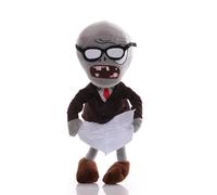 iMuMi Profession PVZ Peluche 30 cm, Carino Plants Vs Zombies Peluche Ufficiale/Uomo d'affari/Agricoltore/Ladro/Cavaliere Zombie Cosplay Bambola Animale di Peluche Regalo per i fan (Giornale Zombie)