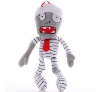 iMuMi Profession PVZ Peluche 30 cm, Carino Plants Vs Zombies Plushies Ufficiale/Uomo d'affari/Agricoltore/Ladro/Cavaliere Zombie Cosplay Bambola di Peluche Regalo per i fan (Zombie)