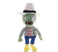 iMuMi Profession PVZ Peluche 30 cm, Carino Plants Vs Zombies Plushies Ufficiale/Uomo d'affari/Agricoltore/Ladro/Cavaliere Zombie Cosplay Bambola di Peluche Regalo per i fan (Farmer Zombie)