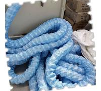 IMUNKT 10m Tubo Di Drenaggio Forato A Infiltrazione Lenta, 50mm-300mm, Per Giardino, Patio, Prato E Paesaggio, Tubo Ondulato Con Filo D'Acciaio(L 3m/9.84ft,220mm(8 3/5"))