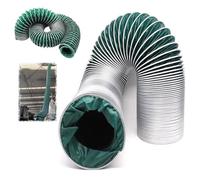 IMUNKT 10m Tubo Di Scarico Flessibile Per Estrazione, Tubo Di Ventilazione, Condotto Flessibile 90 120 200 250 300 400 500 Mm, Per Cucina/bagno/fabbrica(3m/9.84ft,100mm-4")