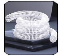 IMUNKT 50 100 200mm Tubo Di Aspirazione In PVC Tubo Flessibile Per Raccolta Della Polvere, Sega Da Banco, Sega A Nastro, Tubo Spiralato Trasparente 1 4 5 10m(1m/3.28ft,90mm-3 1/2")