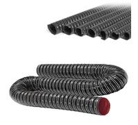 IMUNKT Auto Tubo Flessibile Condotto Dell'Aria In Nero Silicone 20/55/63/70/102mm Tubo Di Aspirazione Aria Cofano Auto Resistente Al Calore Tubo Flessibile Filtro(5m/16.4ft,20mm-4/5")