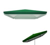 IMUNKT Copertura Di Ricambio 250x250cm Per Ombrellone Quadrato, Telo Di Ricambio Per Ombrellone Da Giardino/terrazza, Doppio Tessuto Oxford, Tela Per Ombrellone Da Esterno (solo Tenda)(Green,300x300cm