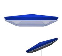 IMUNKT Copertura Di Ricambio 250x250cm Per Ombrellone Quadrato, Telo Di Ricambio Per Ombrellone Da Giardino/terrazza, Doppio Tessuto Oxford, Tela Per Ombrellone Da Esterno (solo Tenda)(Blue,250x250cm/