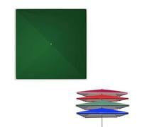 IMUNKT Copertura di Ricambio 250x250cm per Ombrellone Quadrato Telo di Ricambio per Ombrellone Impermeabile Tela per Ombrellone da Giardino/terrazza(Green,250x250cm/8.2x8.2ft)