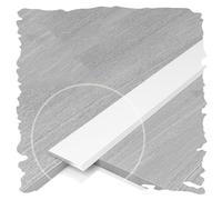 IMUNKT Profilo Di Transizione Autoadesiva 90cm Striscia Di Transizione In Alluminio Strisce Di Copertura Per Pavimenti/soglie Di Porte/muri, Larghezza 1-6cm Striscia Di Separazione Piatta(White,W60mm)